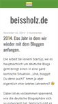 Mobile Screenshot of beissholz.de