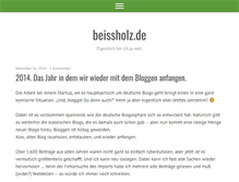 Tablet Screenshot of beissholz.de